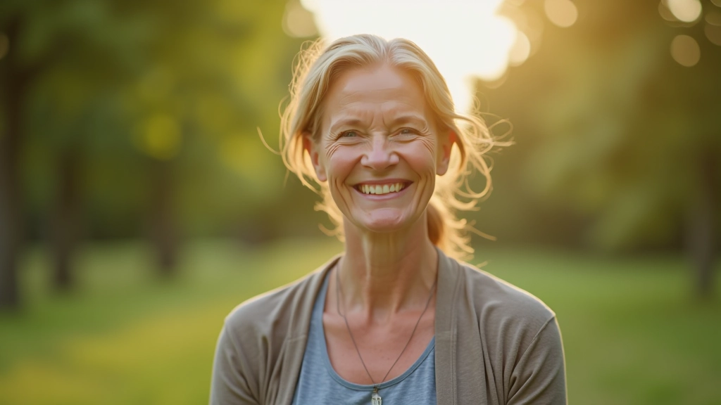 Portretfoto van Liesbeth, gepensioneerde lerares en fietscoach, 58 jaar oud
